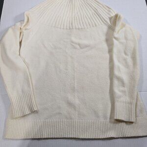 By Anthropologie Welford Ivory Mock Neck Sweater size XS